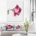 thumbnail image 1 of Belle Rose Dessin Aquarelle - Impression sur Toile Florale, 1 of 4