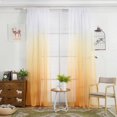 thumbnail image 3 of YZHM Gradient Sheer Curtain Tulle Window Treatment Voile Drape Valance 1 Panel Fabric, 3 of 4