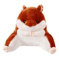 thumbnail image 1 of Soft Hamster Reading Pillow With Arms For All Ages Comfortable Backrest And Lumbar Support Pillow For Bed Chair Or Floor, 1 of 6
