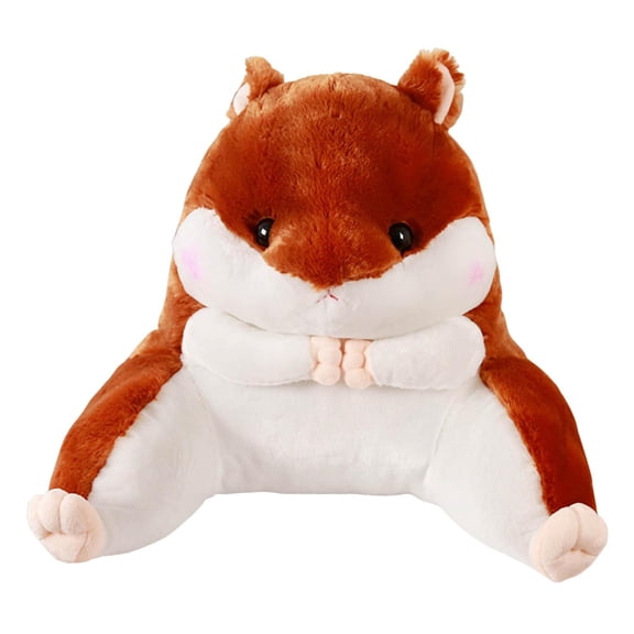CushionHamster Reading Pillow With Arms For Kids Teens Adults Back Pillow For Bed Sitting Up Soft Backrest Pillow Cartoon Chair Lumbar Support Bed Rest Pillow end start# s#Designed for versatile daily