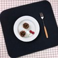 thumbnail image 2 of jifeng Drying Mat Microfiber Dish Drying Table Placemat Black Kitchen Pad 40.5x45.5cm, 2 of 9