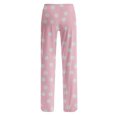 thumbnail image 4 of fatyb Lounge Pants for Women Printed Pajama Pants with Drawstring Womens Comfortable Wide Leg Pants, 4 of 6