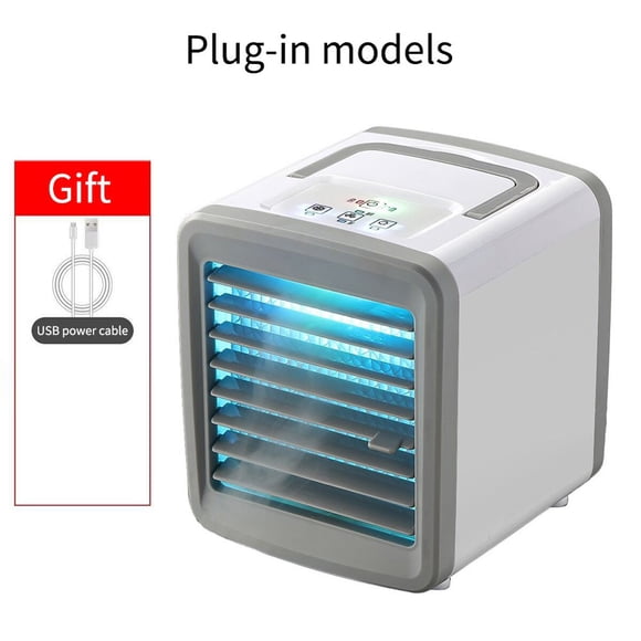 Promotion Liquidation Mini Voiture Portable Refroidisseur d'Air Ventilateur Climatiseur Ventilateur Refroidisseur d'Air Ventilateur de Refroidissement pour Maison Bureau A avec Prise