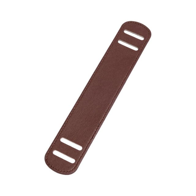 Bunblic Leather Shoulder Strap Pad Fixing Replacement for Satchels Backpacks Handbag brown L