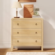 3 Drawer Dresser for Bedroom, Chest of Drawers, Closet Dresser Storage Cabinet Organizer for Bedroom, Living Room, Hallway & Office