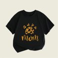 thumbnail image 2 of B91xZ Tunique Graphique Décontractée en Coton pour Filles et Tout-Petits Été Col Rond, Noir 18-24 Mois, 2 of 4