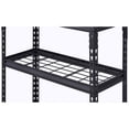 thumbnail image 2 of Muscle Rack 30"W x 12"D x 60"H 5-Tier Steel Shelving; Black., 2 of 9