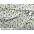 thumbnail image 2 of Soimoi Viscose Chiffon Fabric Tree & Pine Fruits Print Fabric by Yard 42 Inch Wide, 2 of 3
