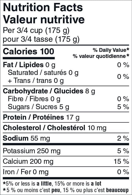Yogourt grec nature 0 % M.G. Notre Excellence