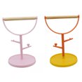 thumbnail image 1 of 2Pcs Parrot Training Perch Stand Wooden Bird Stand Bird Perch Rack Bird Supplies, 1 of 8