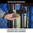 thumbnail image 3 of Master Lock 175D Corps solide Définissez votre propre cadenas à combinaison, 3 of 5