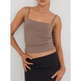 thumbnail image 2 of FAROOT Women Crop Camisole Solid Color Summer Backless Spaghetti Strap Tank Tops Sleeveless T-Shirt, 2 of 7