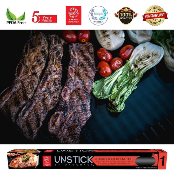 UNSTICK Reusable BBQ Grilling Sheet