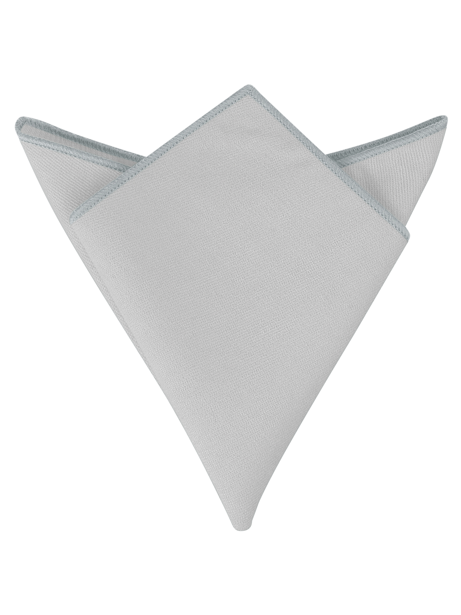 INSPIRE CHIC Men's Cotton Handkerchiefs Solid Color Pocket Square for Men Grey One Size