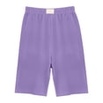 thumbnail image 4 of Birdeem Girls Casual Spring and Summer Solid Elastic Waist Kids Shorts, 4 of 12