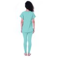 thumbnail image 3 of Moomaya Ensemble de Nuit pour Femmes Pyjama en Coton Tenue de Sommeil 2 Pcs Chemises de Nuit, 3 of 7