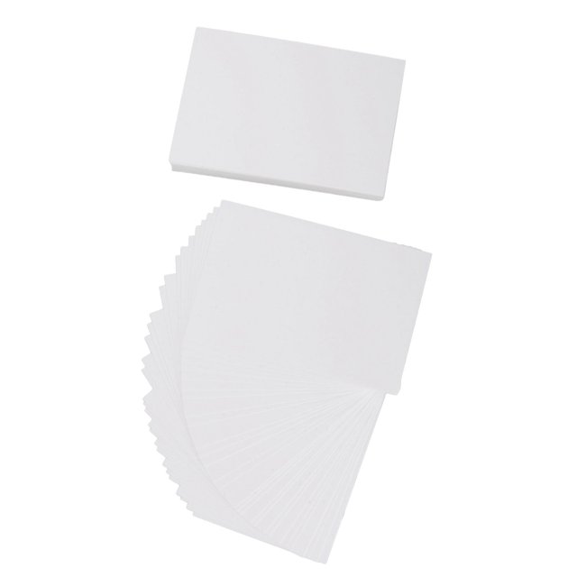 100Pcs Blank Cards, 4x6 Inch White Blank Premium Paper Wide Application Blank Postcards For Art Cover Magazine