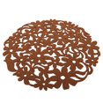 thumbnail image 1 of OKBY Set de Table Tapis de Table -4 Couleurs Forme Ronde Feutre napperons de Table résistant à la Chaleur Maison Cuisine dîner napperons Nouveau(café), 1 of 3
