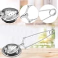 thumbnail image 4 of Filtre à Thé en Forme de Cœur en Acier Inoxydable Infuseur de Thé Adapté pour Diffuseur de Thé en Feuilles Fines Accessoires de Thé Fournitures de Cuisson Pot à Poudre, 4 of 6