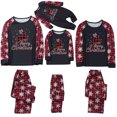 thumbnail image 4 of LSLJS Christmas Pajamas Pyjamas de Noël Assortis pour la Famille, Ensemble Assorti pour la Famille Pyjamas de Noël pour la Famille Ensemble Haut à Carreaux Rouges et Pantalon Long Ensembles de Vêtements de Nuit pour les Fêtes Ensemble de Vêtements de Nuit de Noël, 4 of 4