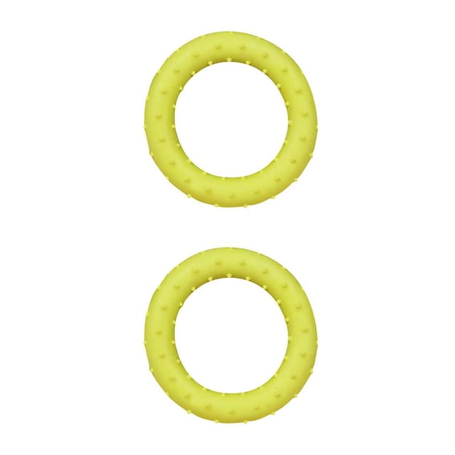 crativent Random Color Pet Dog Toys Rubber Clean Teeth Chew Training Interactive Toy N 1pcs 2Set