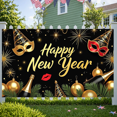 thumbnail image 4 of Decorative Design New Year Banner Festive Theme Celebration Banner for Holiday Event Indoor Decoration Party Backdrop, 4 of 5