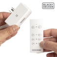 thumbnail image 2 of Black + Decker Prises Télécommandées Sans Fil au Sol (Lot de 3), 2 of 7