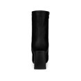 thumbnail image 2 of BLISSFUL STEP Women's Side Zip Pointed Toe Block Heels Ankle Boots Black 6, 2 of 6