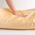 thumbnail image 4 of PiccoCasa Satin Body Pillowcases 2 Pcs Soft with Zipper Closure Gold 20"x54", 4 of 7