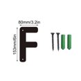 thumbnail image 2 of Big Savings! Three-Dimensional Iron Art Number Sign, House Number Metal Letters, Wall-Mounted Home Address Sign with Screws for Outdoor and Indoor Use, 2 of 5