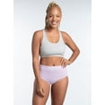 thumbnail image 2 of Fruit Of The Loom Culotte Brève Respirante en Maille de Coton pour Femmes, Lot de 6, 8, Assorties, 2 of 6