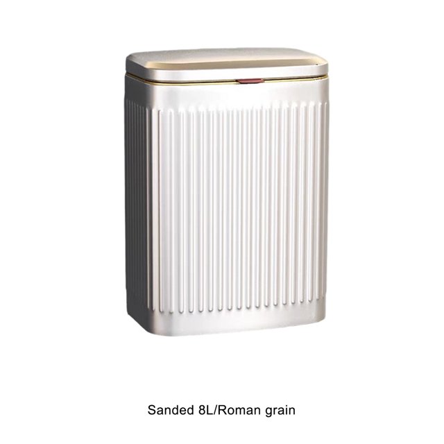Ruiboury Eco-friendly Hanging Kitchen Garbage Can Efficient Waste Disposal Durable sanding Roman 8L