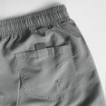 thumbnail image 3 of Plebaso Men's Beach Shorts Lightweight Casual Shorts Solid Color Drawstring Summer Shorts with Pockets, 3 of 5