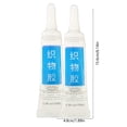 thumbnail image 3 of Tumotour 2pcs 15ml Fabric Glue Fabric Glue For Clothing Permanent Washable Leather Glue, 3 of 6