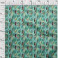thumbnail image 3 of oneOone Polyester Spandex Turquoise Green Fabric Tropical Leaf Sewing Craft Projects Fabric Prints By Yard 56 Inch Wide, 3 of 5
