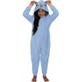 thumbnail image 1 of St. Eve Girls' Union Suit Pajama Animal One Piece Hooded Sleeper, 1 of 3