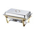thumbnail image 3 of GUOOL Chafing Dish Buffet Chafer Set Rectangular Chafers for Banquet Party Wedding single grid, 3 of 9