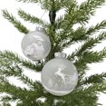 thumbnail image 5 of Holiday Time Dia 65mm 4Ct Deer&House Glass Ornament, 5 of 5