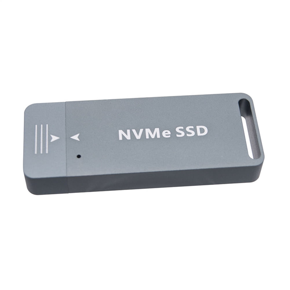 M.2 2230 NVME/SATA SSD Enclosure USB3.2 Type C 10Gbps Solid State Drive Case Double Protocol External Hard Drive Case,1 x M.2 2230 SSD Enclosure,Space Gray