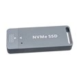 thumbnail image 1 of M.2 2230 NVME/SATA SSD Enclosure USB3.2 Type C 10Gbps Solid State Drive Case Double Protocol External Hard Drive Case,1 x M.2 2230 SSD Enclosure,Space Gray, 1 of 7