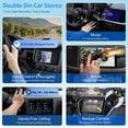 thumbnail image 2 of Haudio Double Din Car Stereo with 7 Inch HD Touchscreen, Wireless CarPlay & Android Auto, Bluetooth GPS Navigation, FM/AM Radio with Backup Camera, 2 of 7