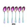 thumbnail image 3 of Youkk Ensemble de 6 Pcs/ensemble Cuillères de Service Durables en Acier Inoxydable Ensembles pour Acier Inoxydable Durable Ensemble Cuillères en Acier Inoxydable Couleurs 1Ensemble, 3 of 6