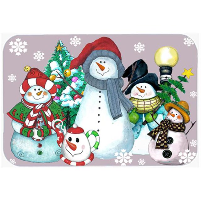 Snowman Collection For The Holidays Kitchen & Bath Mat, 24 x 36 in.