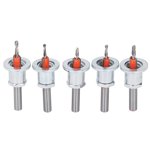 Adjustable Countersink Bit Set,5Pcs Countersink Drill Bit Power Drill Bit Adjustable Countersink Bit Unparalleled Experience