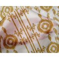 thumbnail image 4 of oneOone Silk Tabby Fabric Paisley|Stripe & Circle Ikat Printed Craft Fabric BTY 42 Inch Wide, 4 of 4