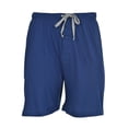 thumbnail image 4 of Hanes Mens Jersey Lounge Drawstring Shorts with Logo Waistband 2-Pack, 2XL, 4 of 6