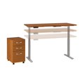 thumbnail image 3 of Move 60 Series 72W x 30D Set de Bureau Réglable en Cerisier Naturel - Bois d'Ingénierie, 3 of 8