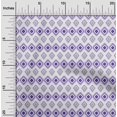 thumbnail image 2 of oneOone Cotton Silk Bluish Violet Fabric Asian Ikat Craft Projects Decor Fabric Printed by The Yard 42 Inch Wide, 2 of 4