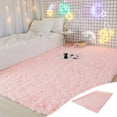 thumbnail image 2 of Yhmxh Bedding Area Rugs For Bedroom Turquoise Green- 63x31.5 Inches Rug- Shag Rugs For Living Room- Furry Carpet For Kids Girl Room- Indoor Rug For Nursery Skin-friendly Machine Washable Microfiber, 2 of 6