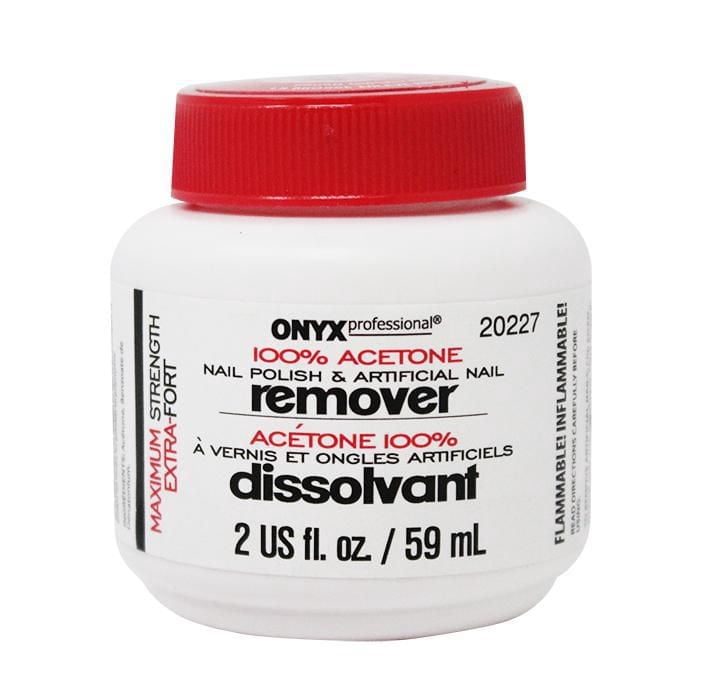 Onyx Professional 100% Pure Acetone Maximum Strength Nail Polish Remover, . bottle